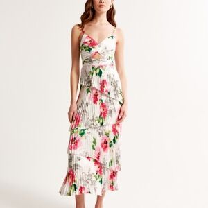 Abercrombie & Fitch Floral Tiered Maxi Dress NWT